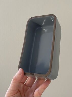 New Heath Ceramics Clay Studio Gray Butter Dish Collectible Rare 0729-2
